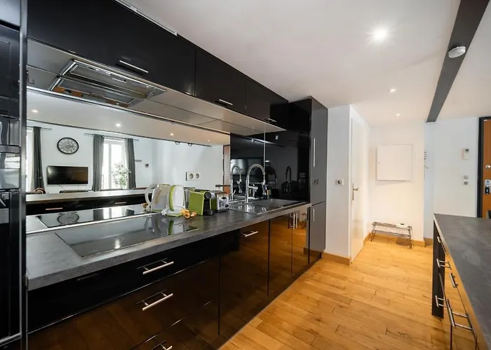 Appartement Loft - Climatisation, Parking, Equipe