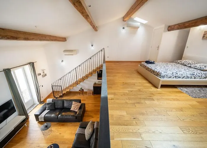 Loft - Climatisation, Parking, Equipe Appartement Montpellier